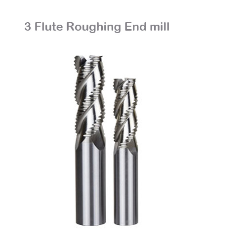 3 flute roughing end mill for aluminum