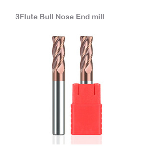 3 flute bull nose end mill
